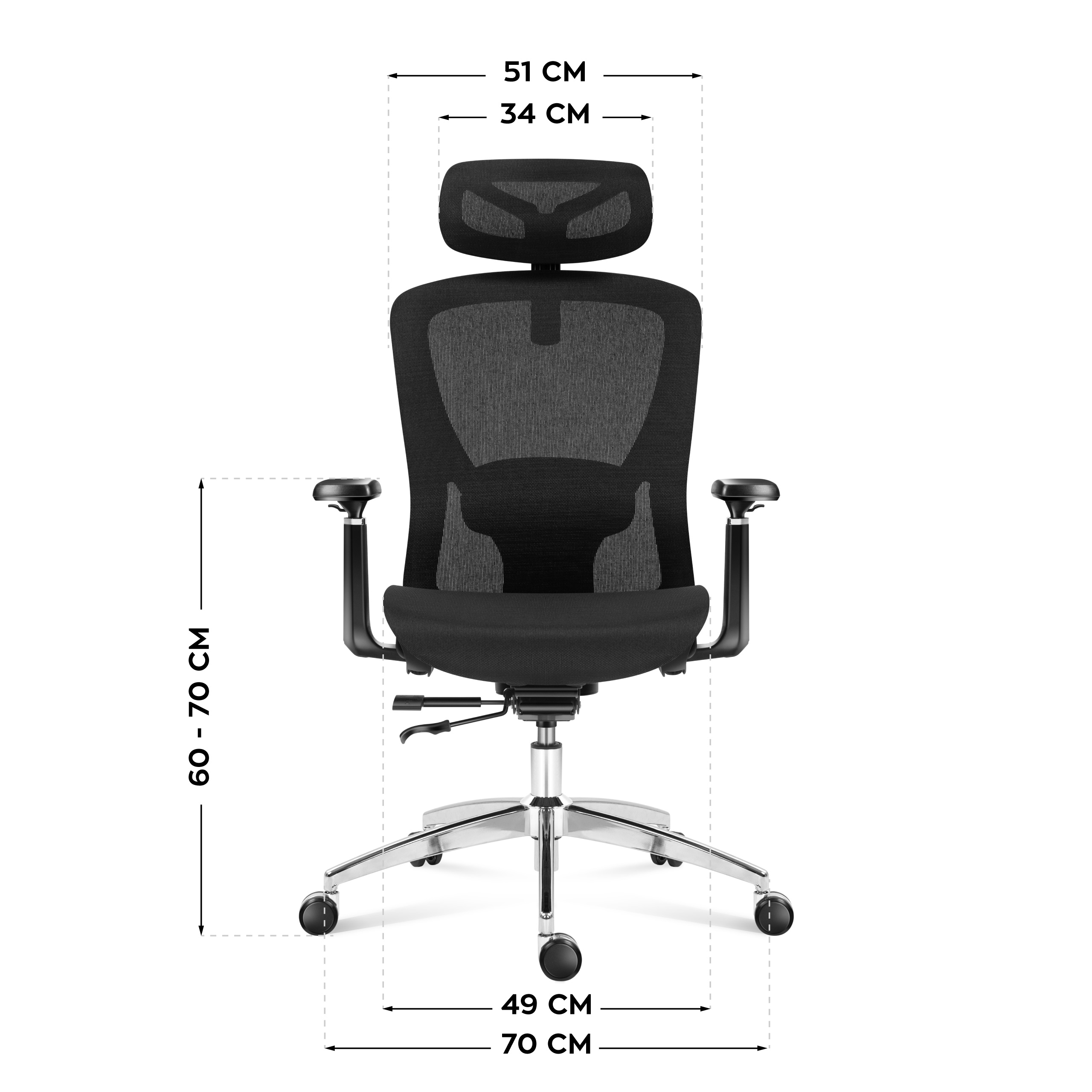 Wymiary fotela Expert 5.3