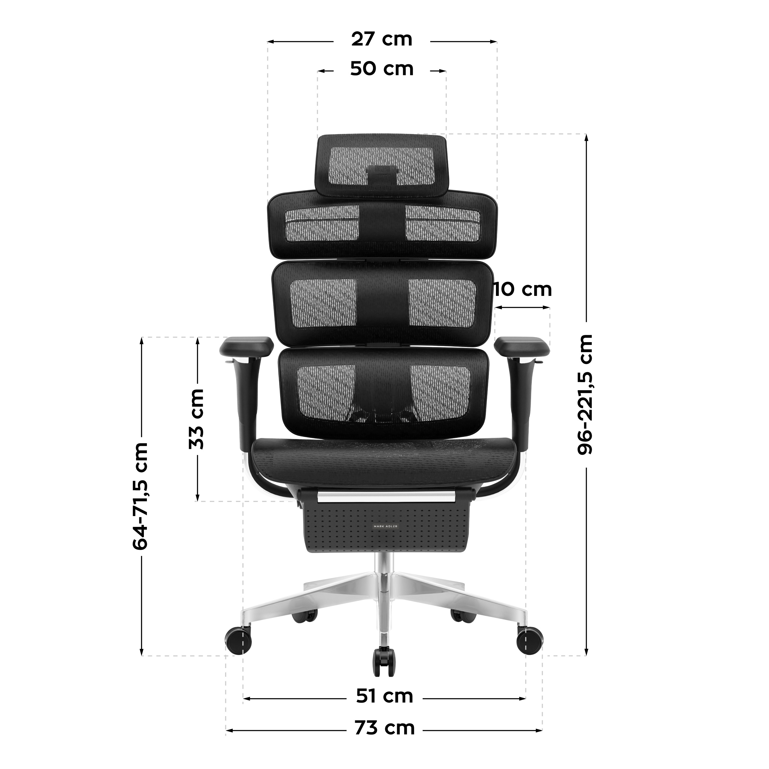 Wymiary fotel Expert 9.8