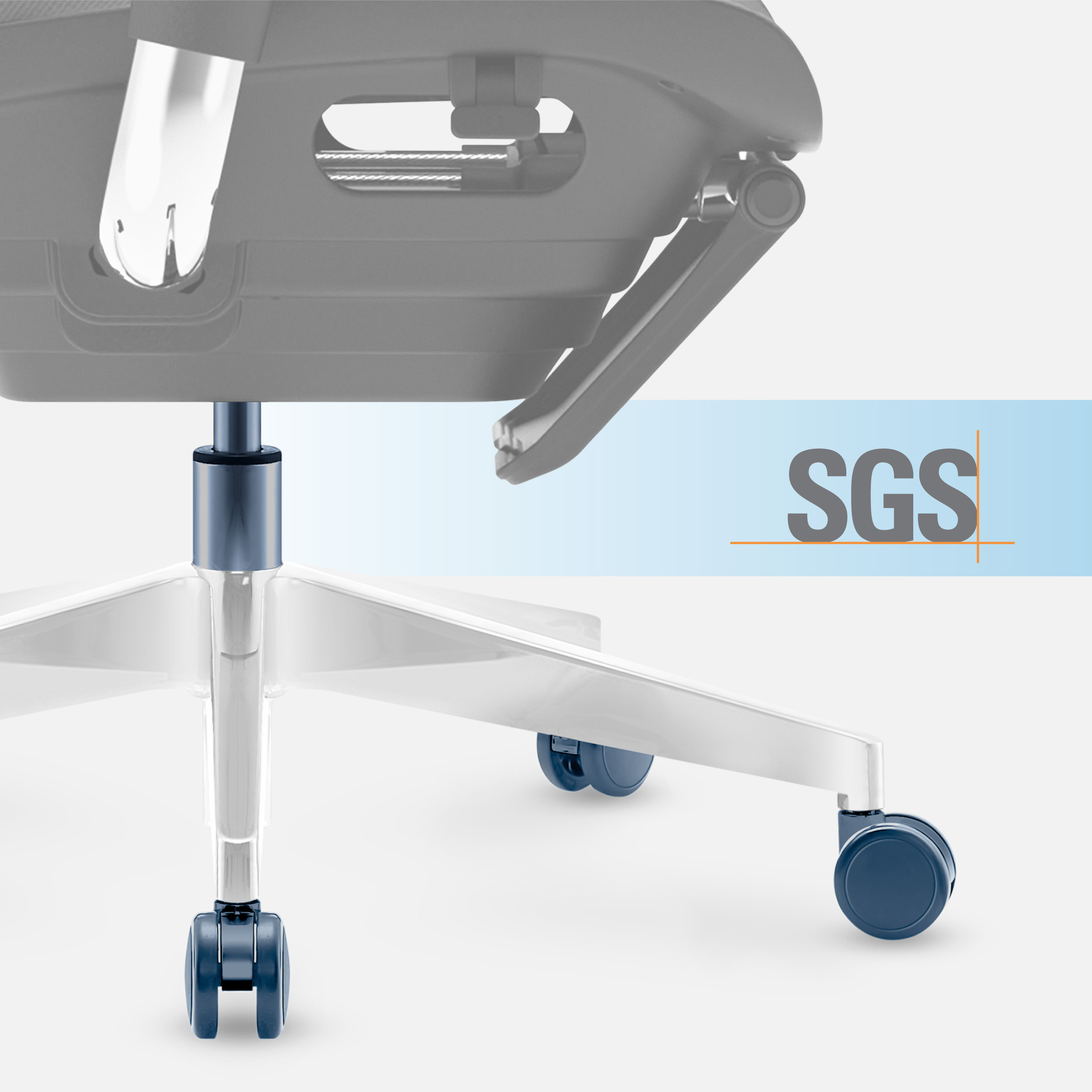 Expert 9.8 aluminiowa podstawa i kółka