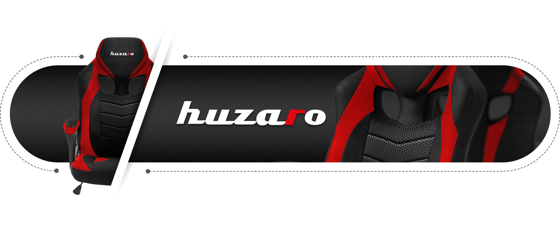 Huzaro Force 2.5 žaidimų kėdės reklaminis skydelis