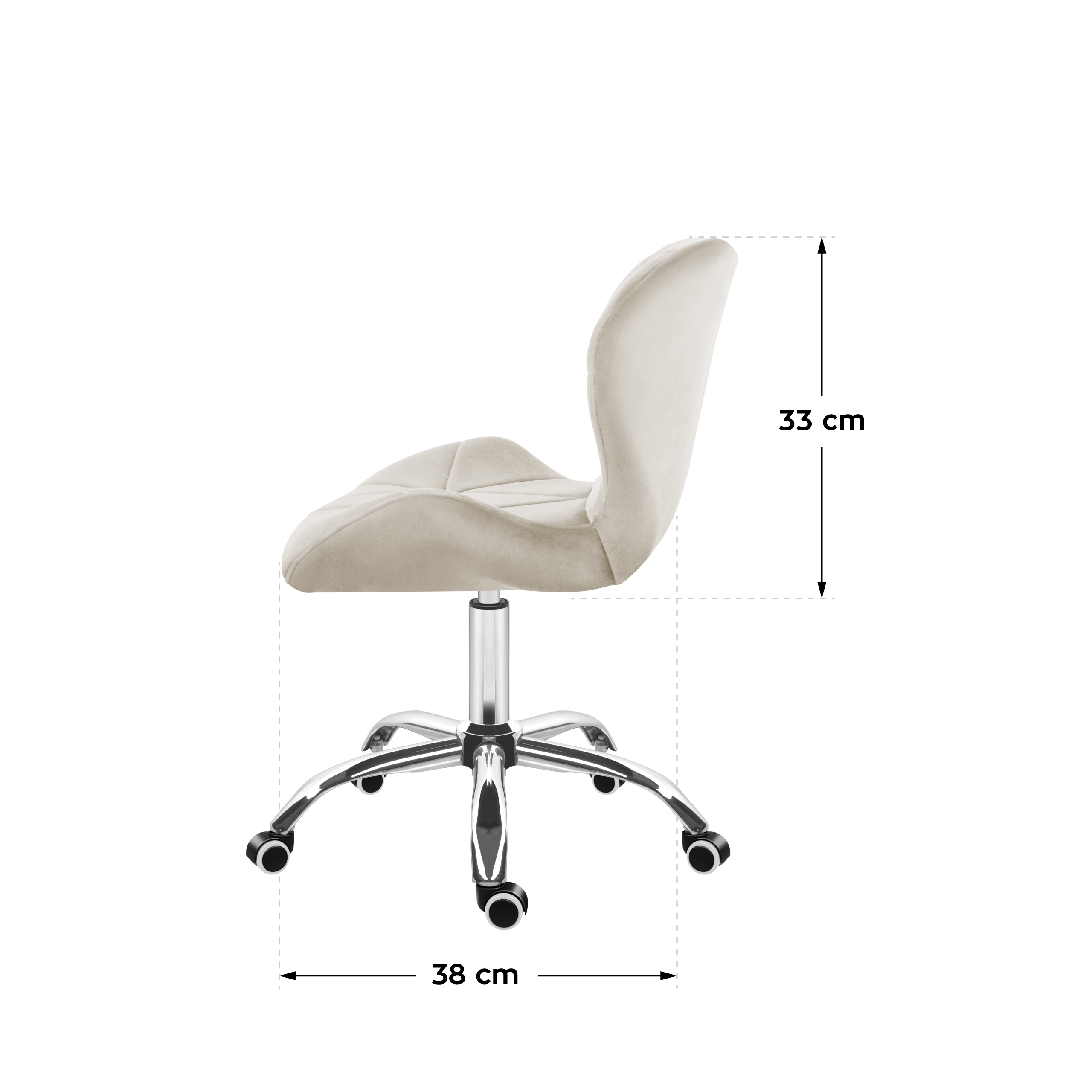 Mark Adler Future 3.0 Black Office Chair Dimensions