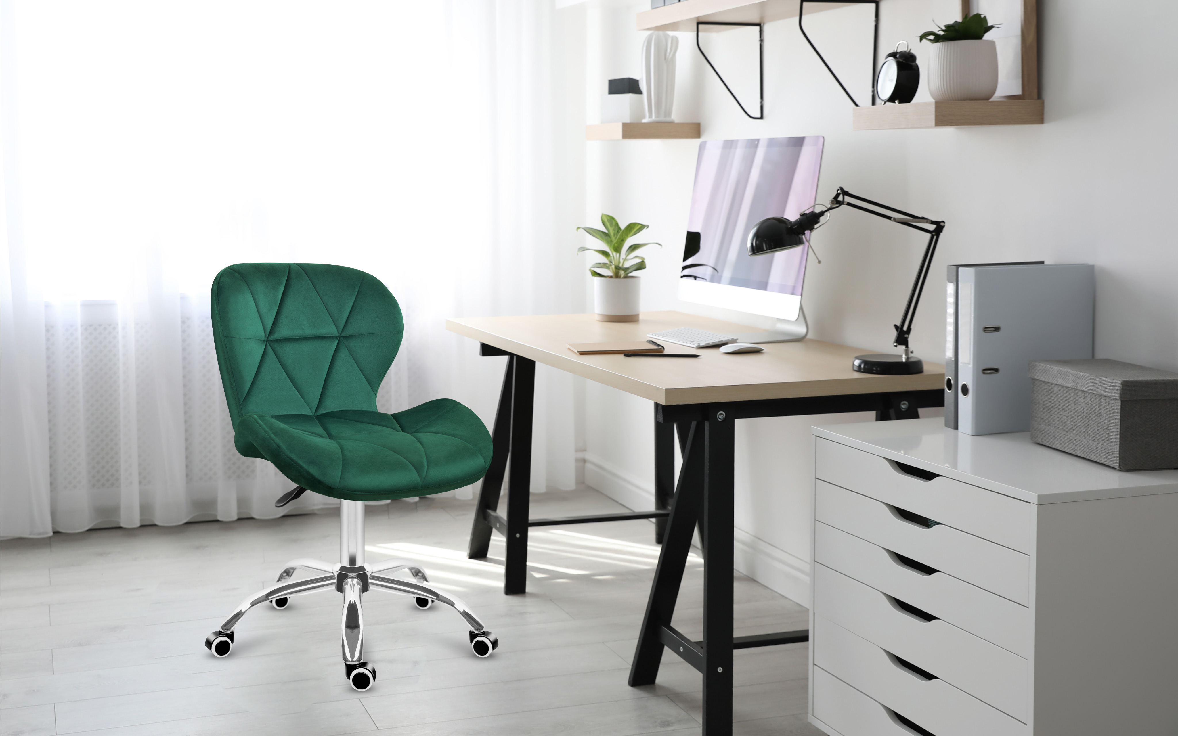 Mark Adler 3.0 Black office chair arrangement