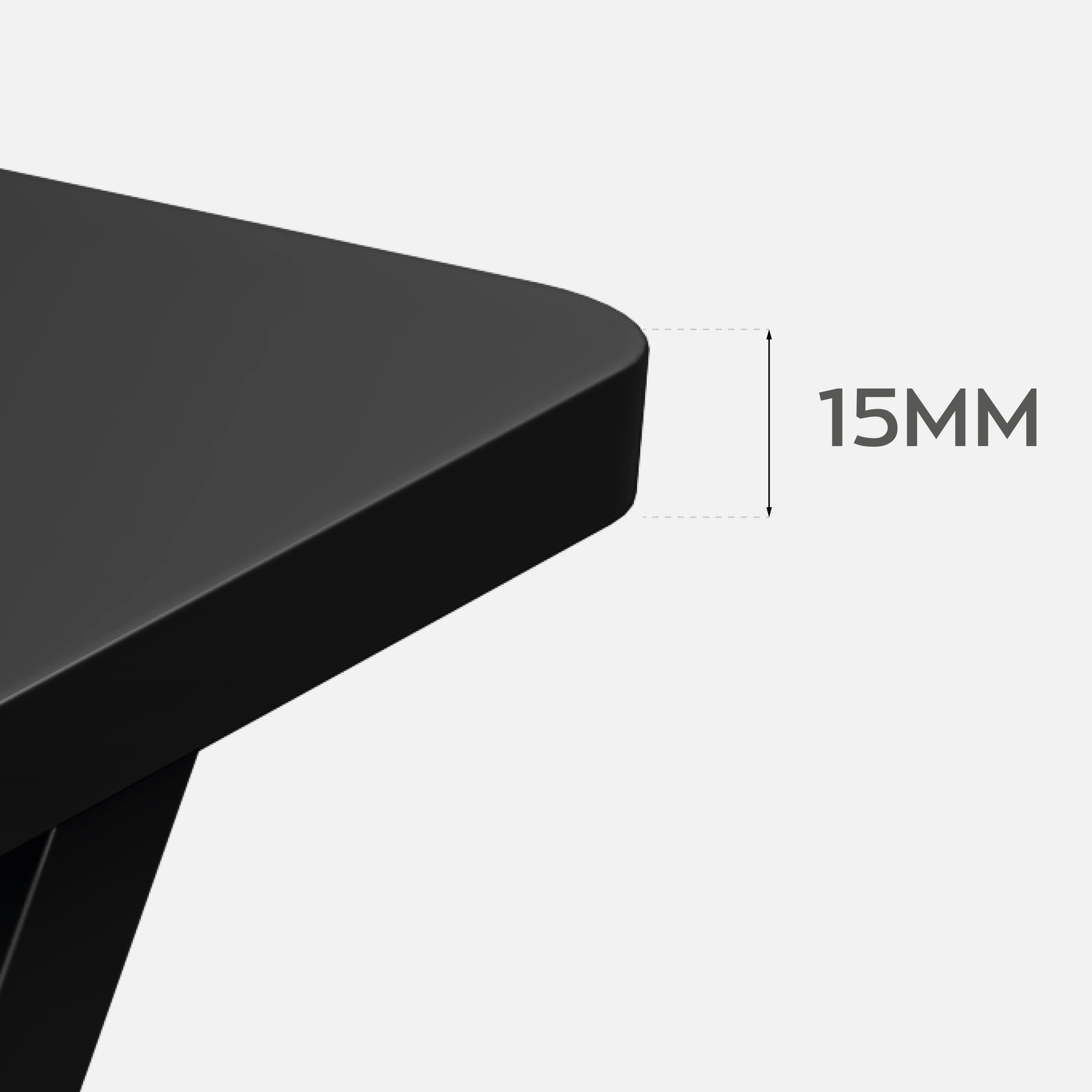 Grubość blatu w biurku Hero 1.8 Black