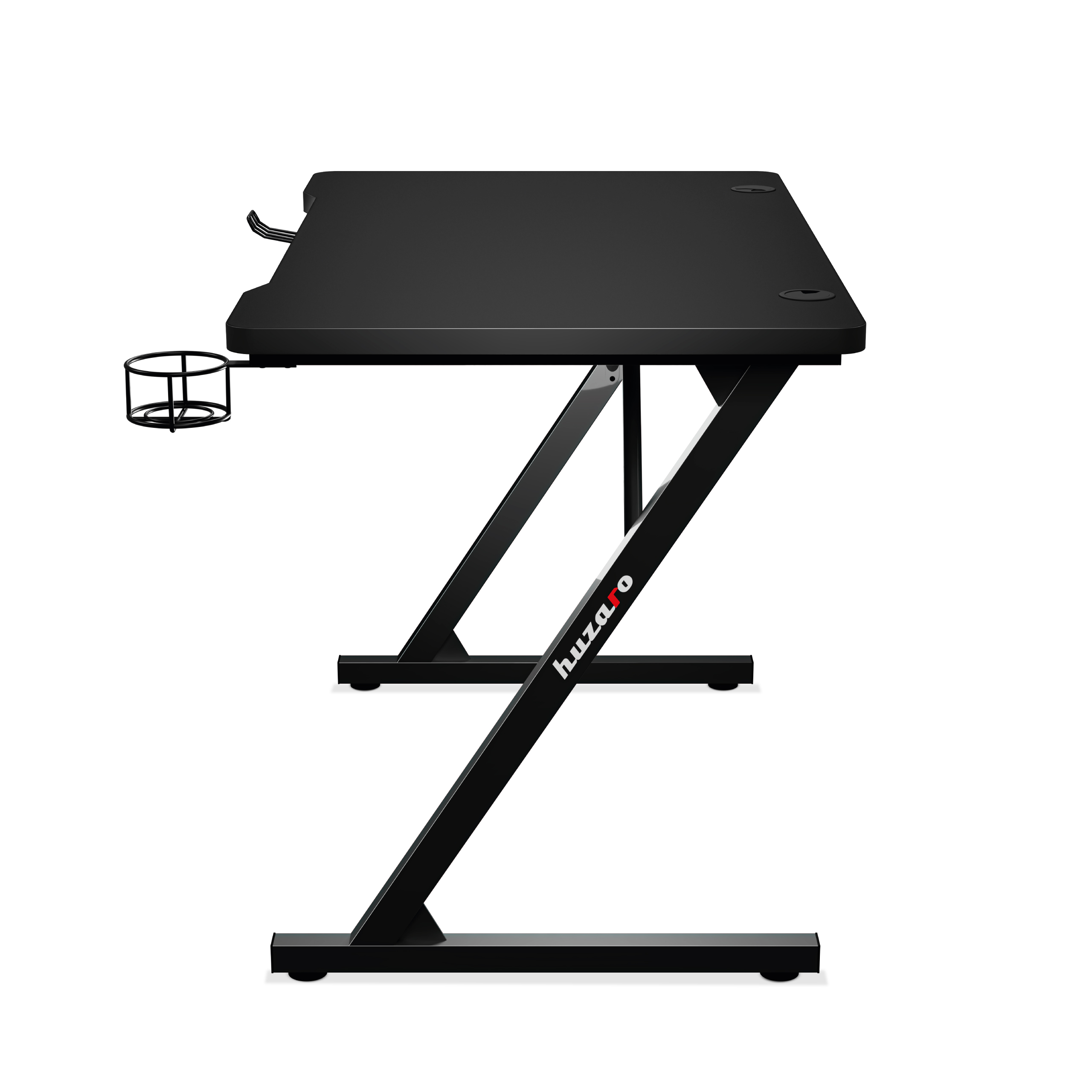 Przód biurka gamingowego Hero 1.8 black