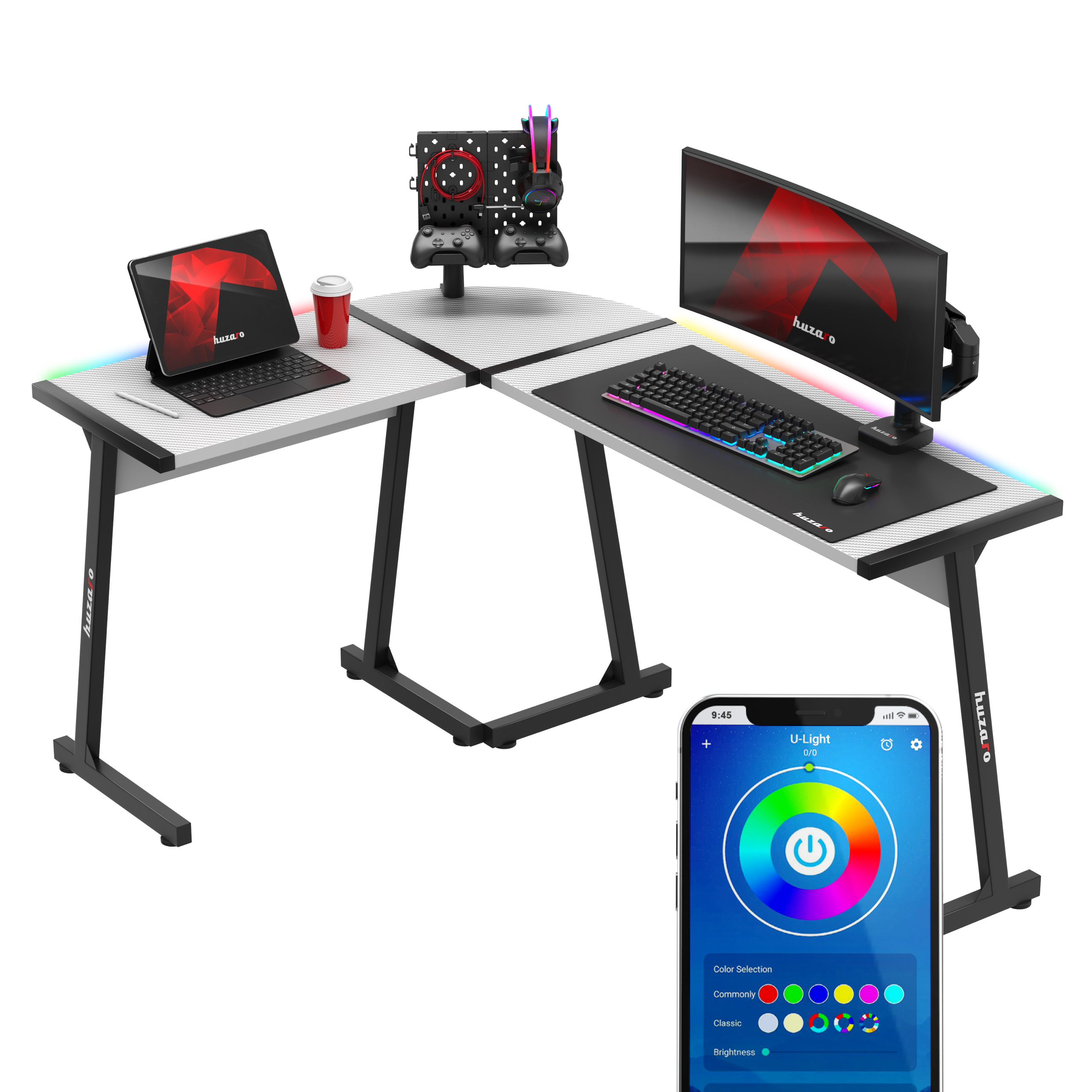 Biurko gamingowe Huzaro Hero 6.0 front