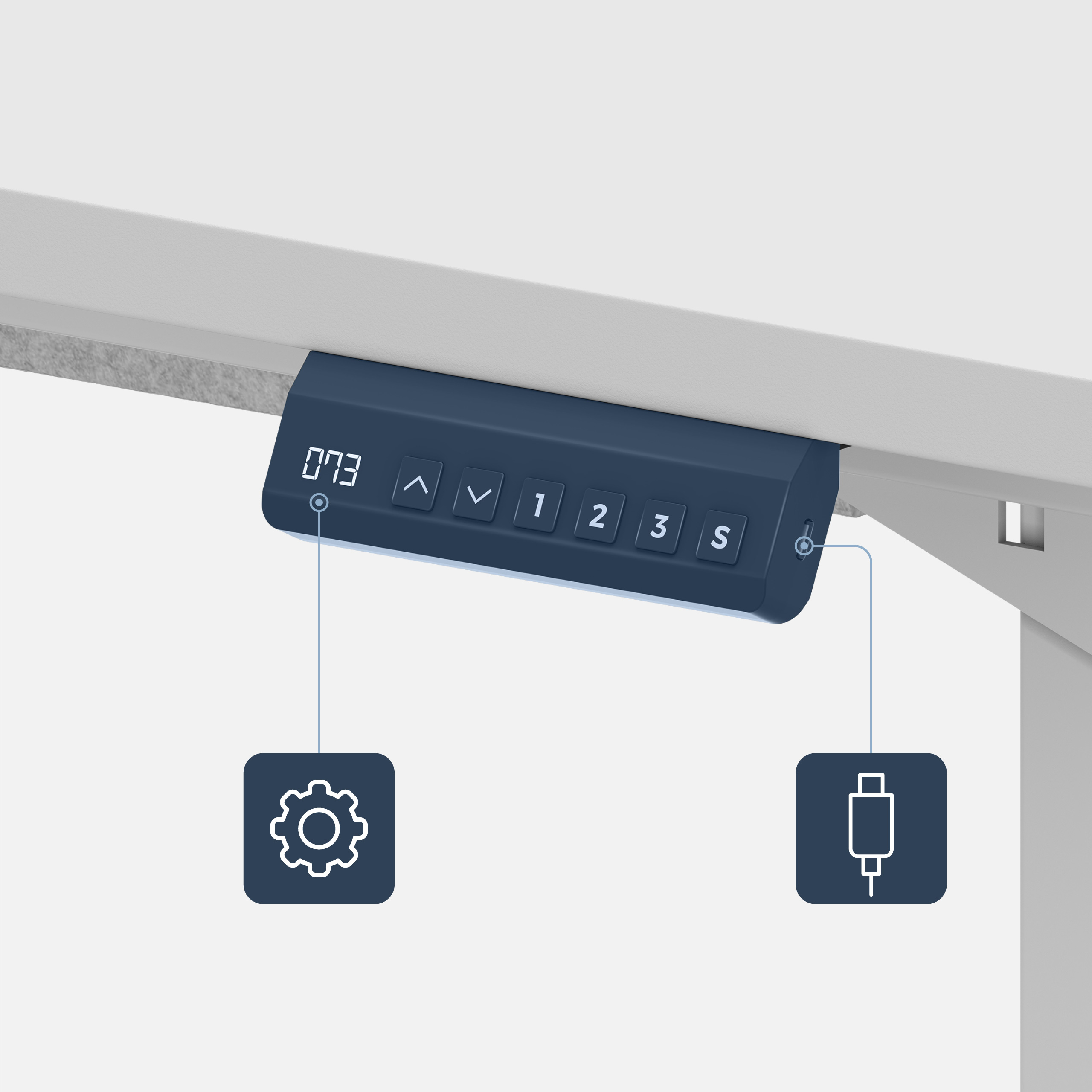 USB panel sterowania Leader 9.3