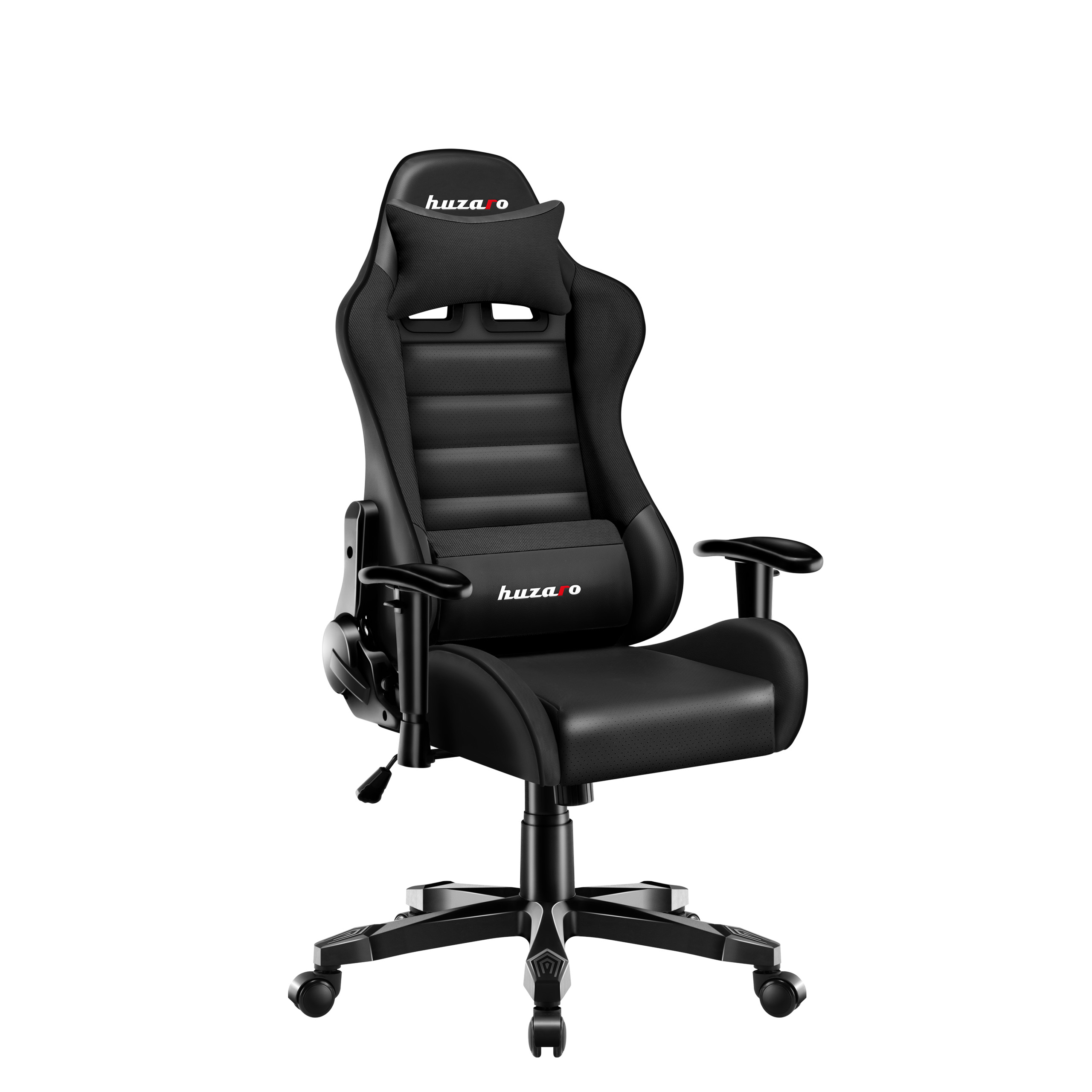 Prawy bok fotela Huzaro Ranger 6.0 Black z poduszkami
