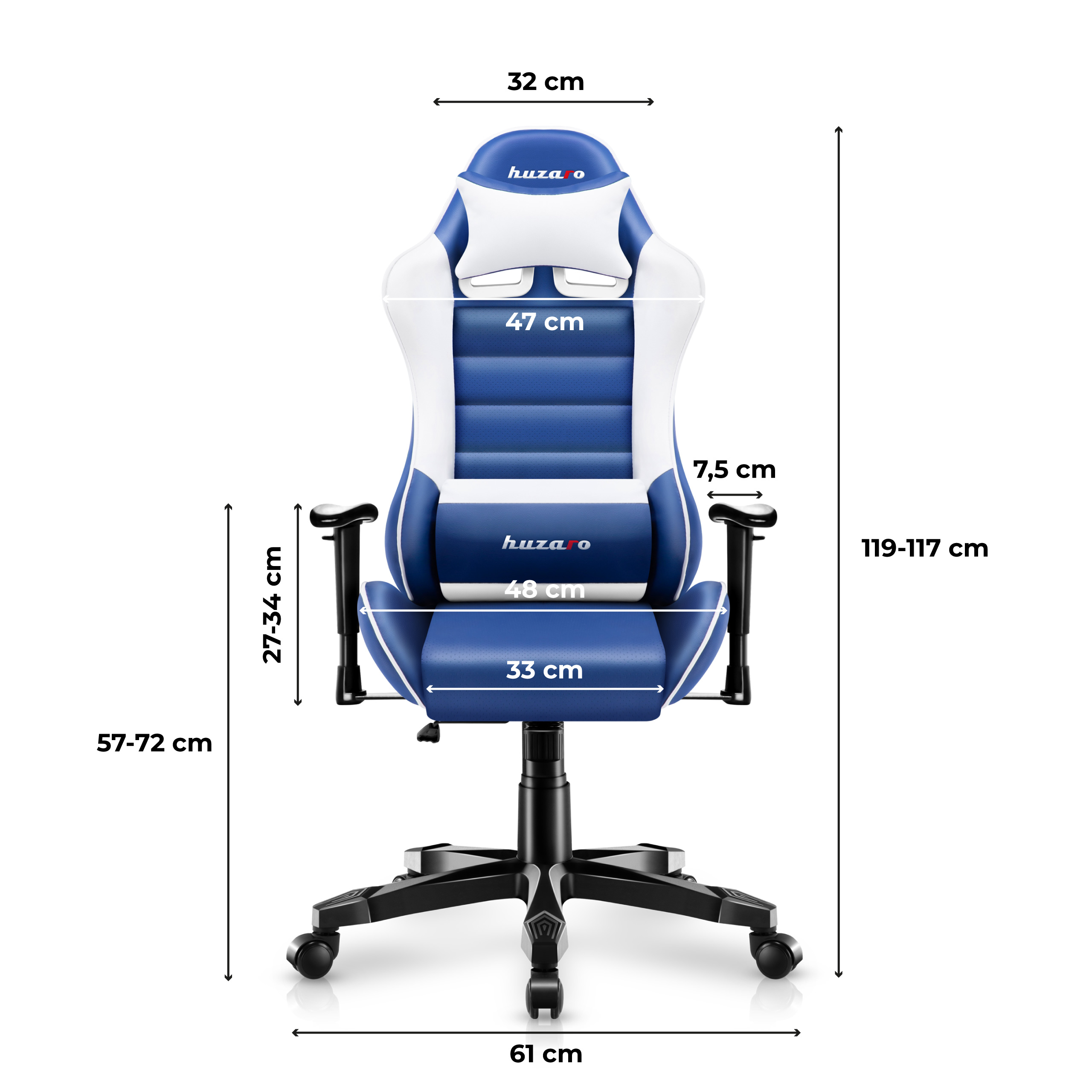 Wymiary Huzaro Ranger 6.0 Blue