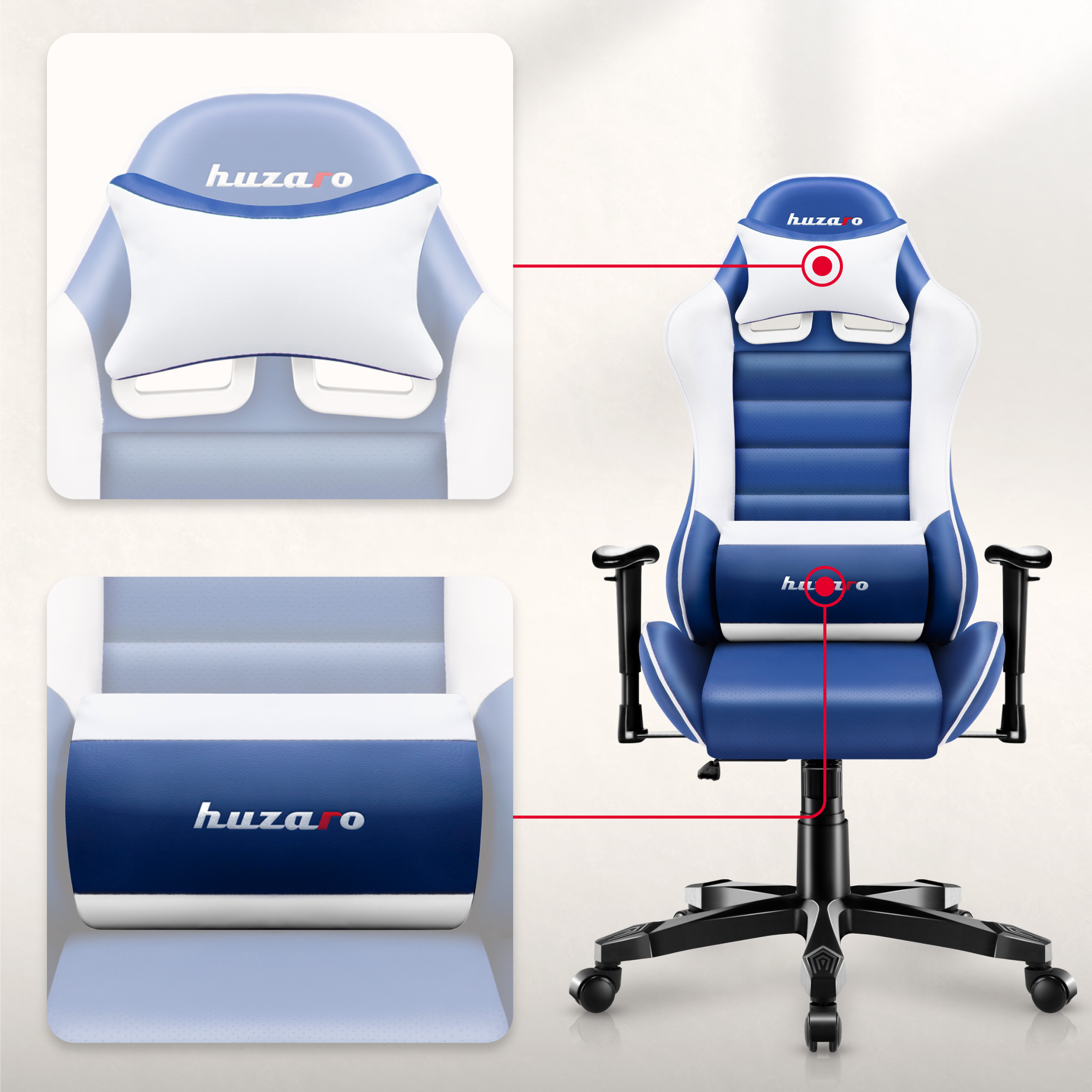 Poduszka lędźwiowa do Huzaro Ranger 6.0 Blue