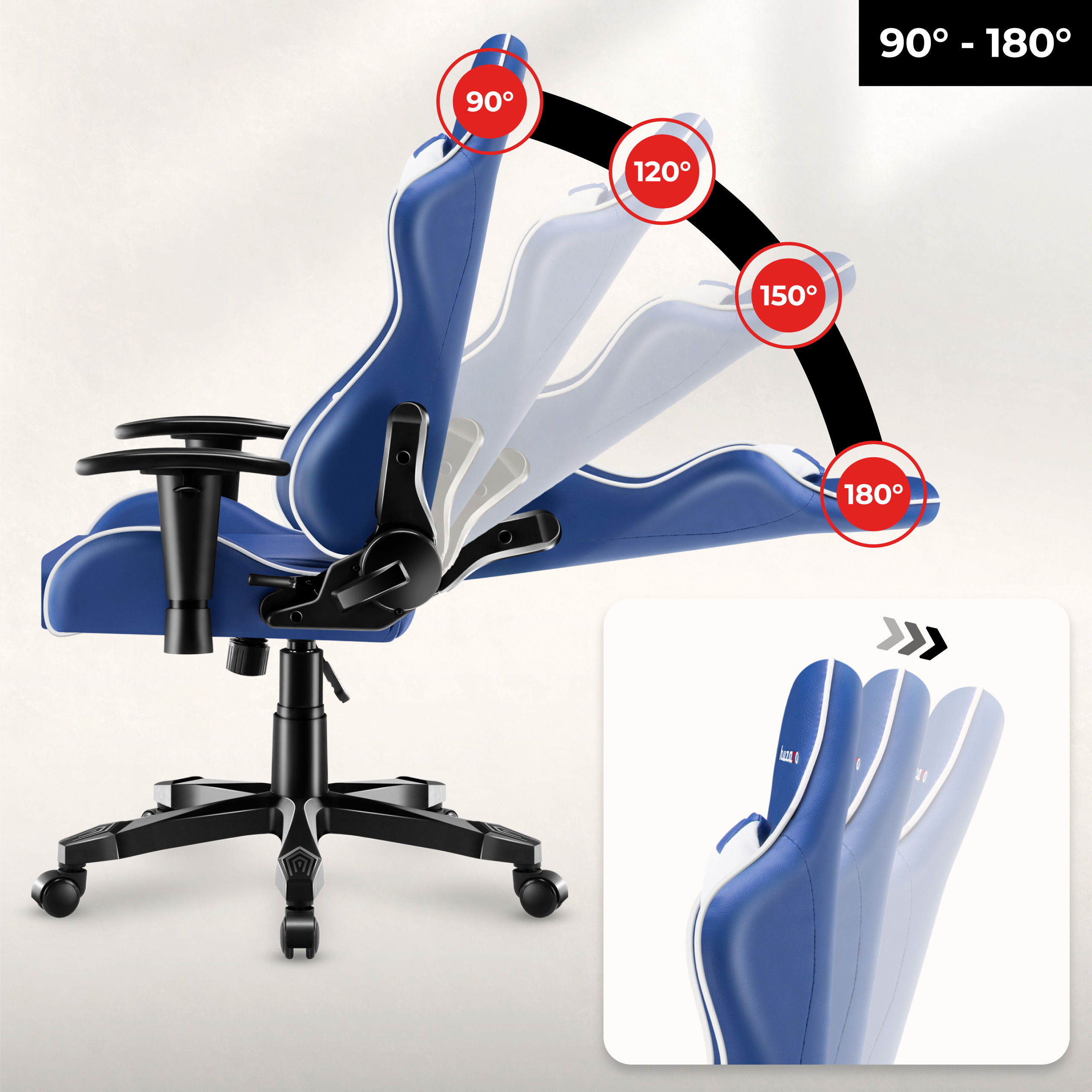Wygadny mechanizm pochylania w SeatRest 6.0 Blue