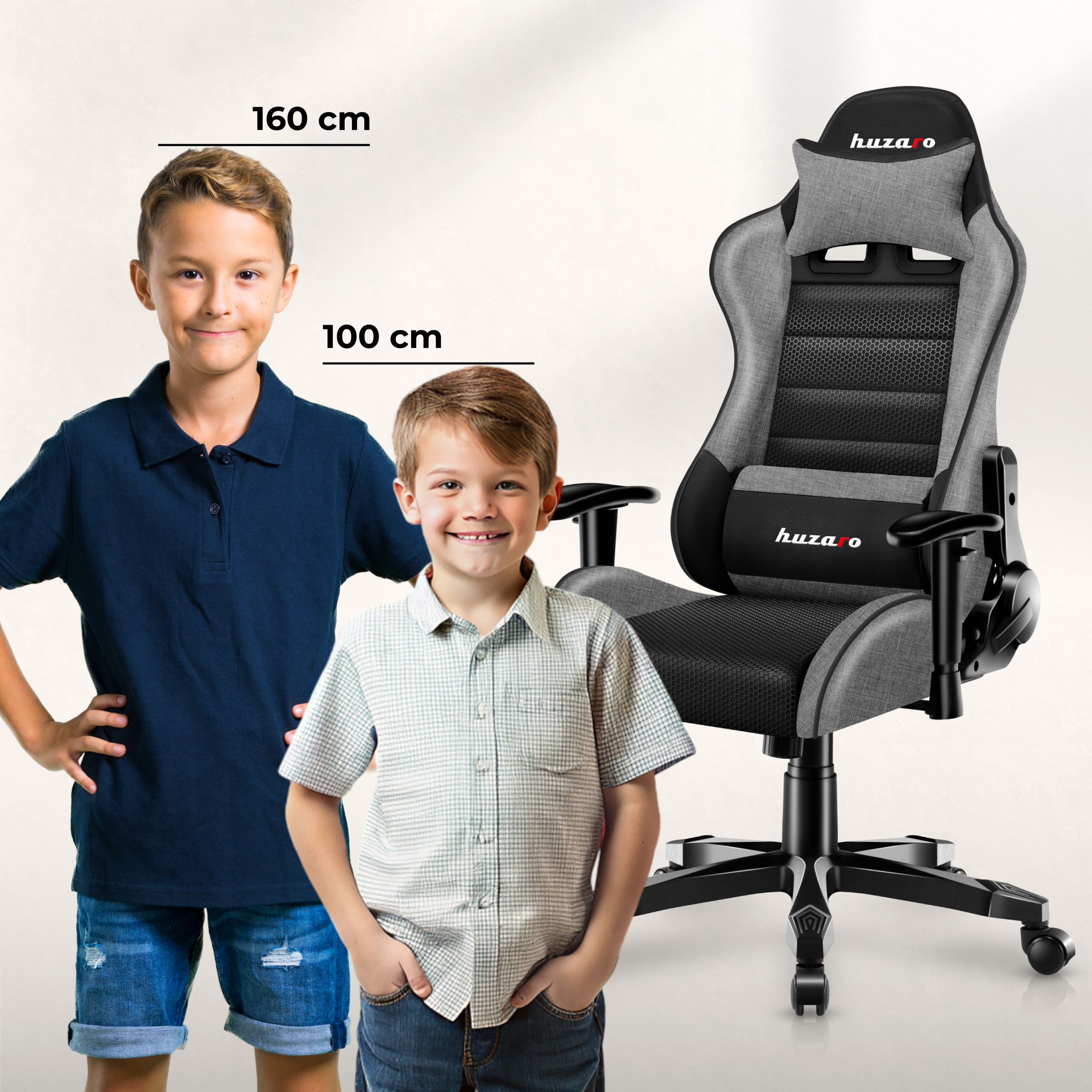 Przód fotela gamingowego Huzaro Ranger 6.0 z dziewczynką