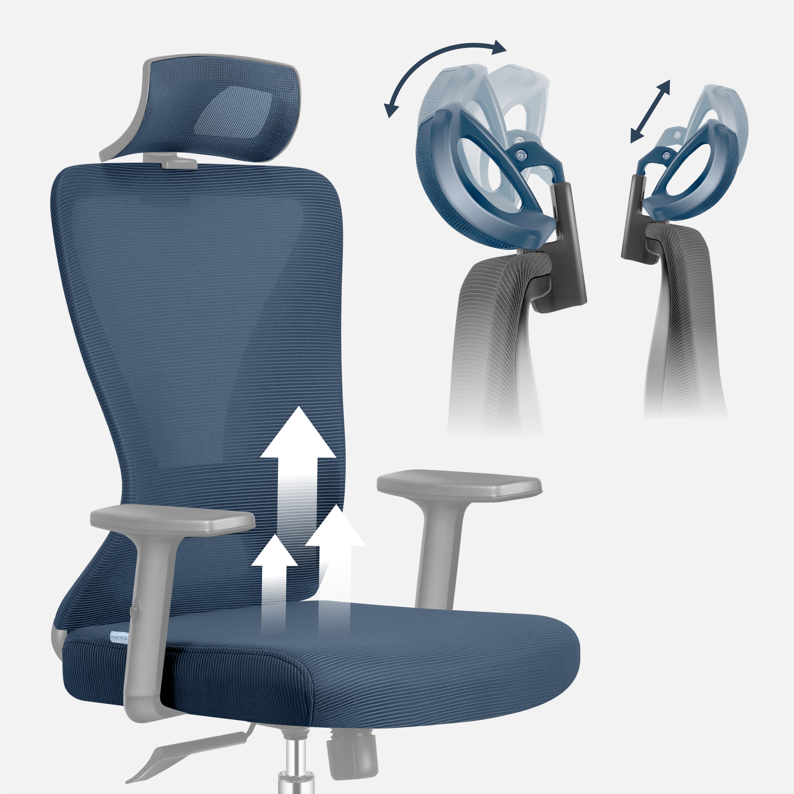 Technologia Air Mesh w fotelu biurowym Manager 3.5 Black