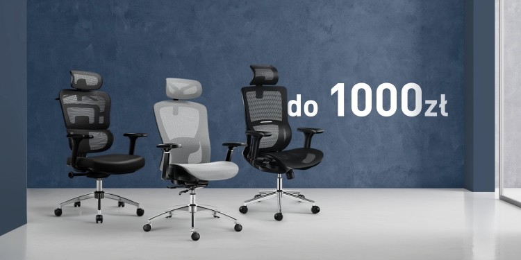 Najlepsze krzesła biurowe do 1000 zł